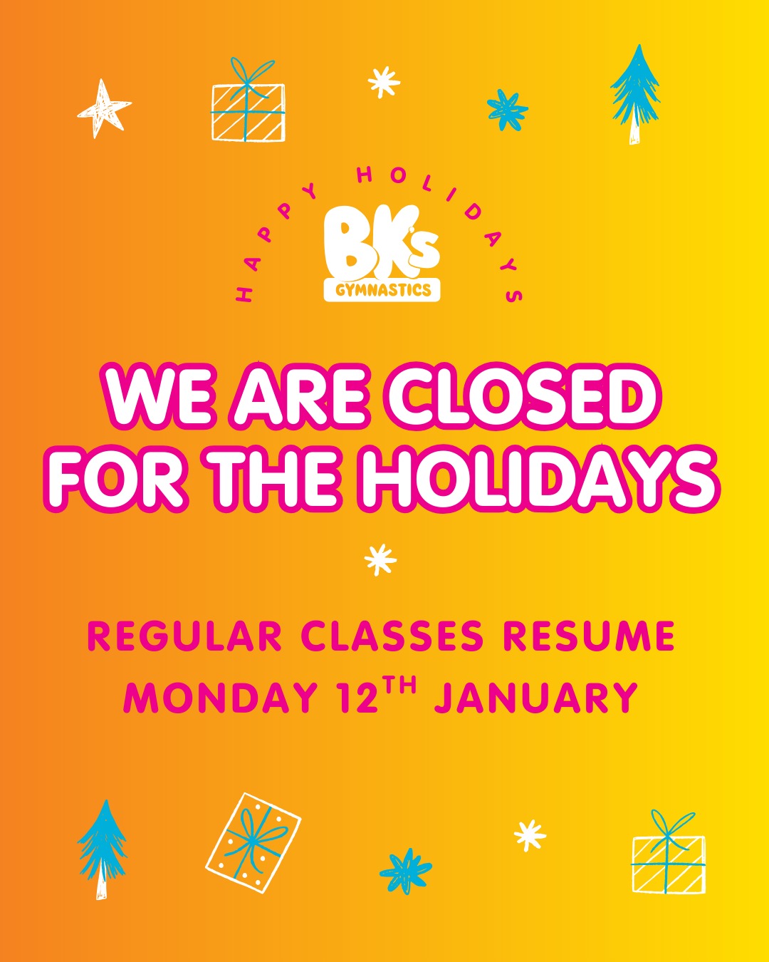 ‼ Reminder: Today is the last day of regular lessons...