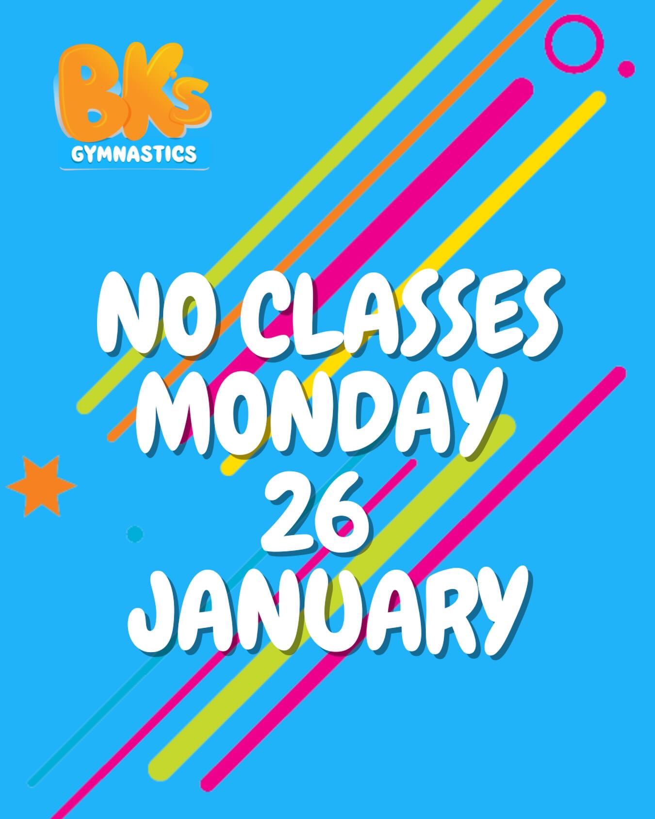 ‼️ IMPORTANT ‼️ Reminder there will be no classes on...