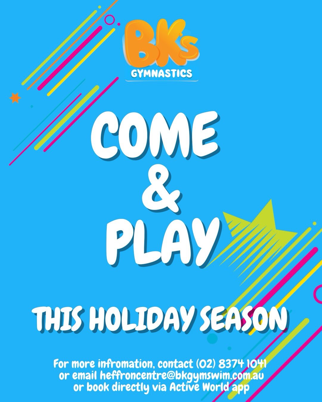 🎉 COME & PLAY THIS HOLIDAY SEASON! 🤸‍♀️🌈 Looking for...