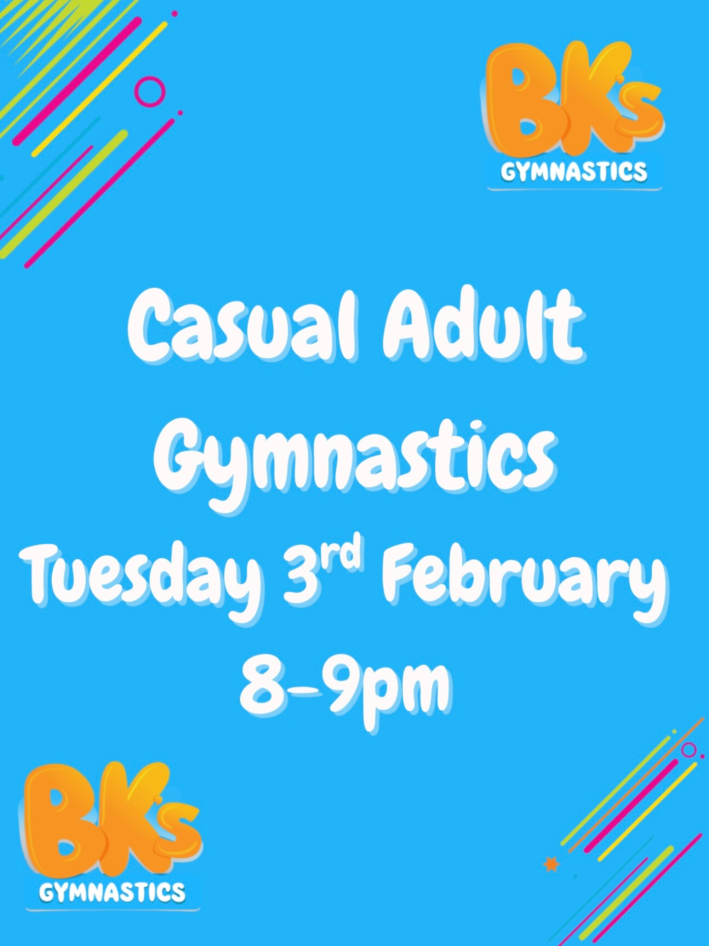 Adult Gymnastics 🤸‍♀️✨ This Tuesday 3rd February | 8pm Whether...