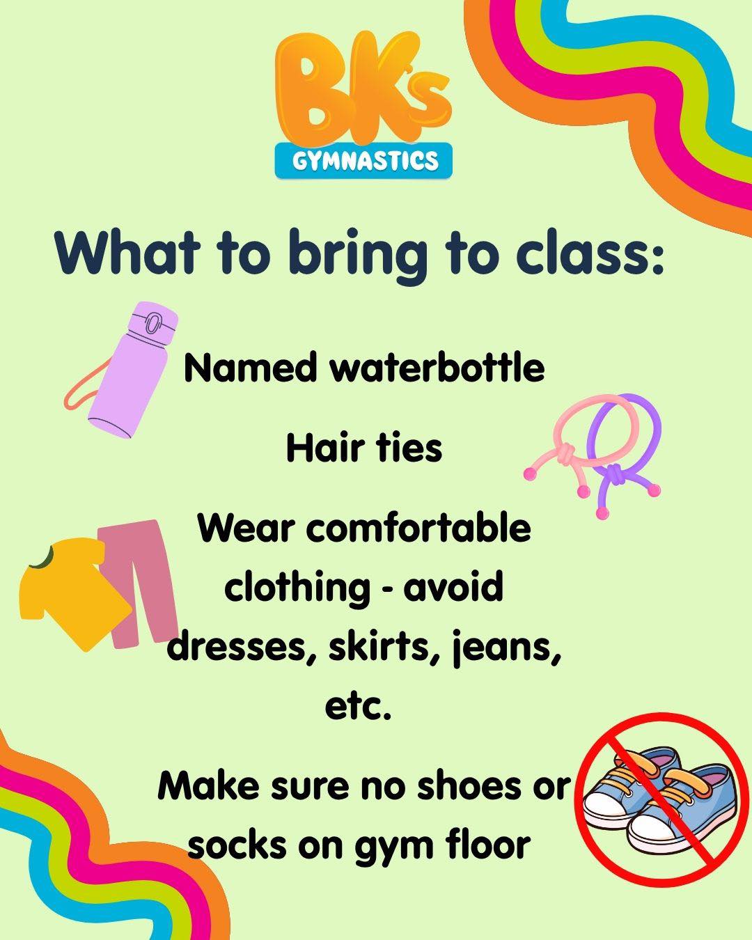 ✨ Getting Ready for Gymnastics! ✨ To help your child...