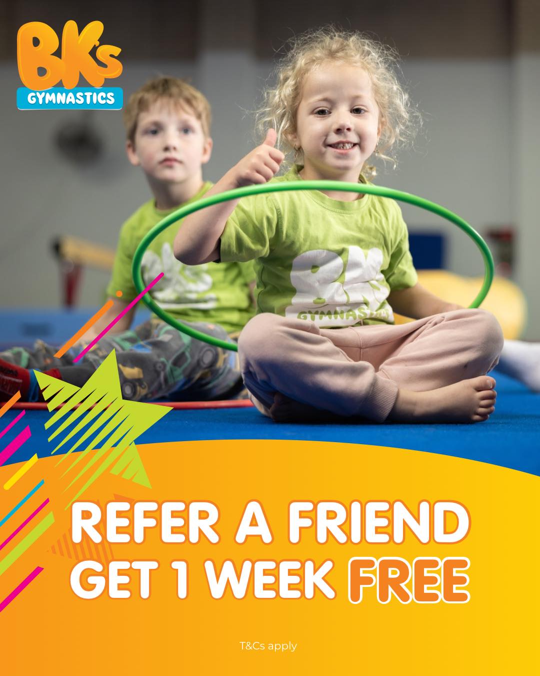 Would you like a free gymnastics class? 🤸 Refer a...