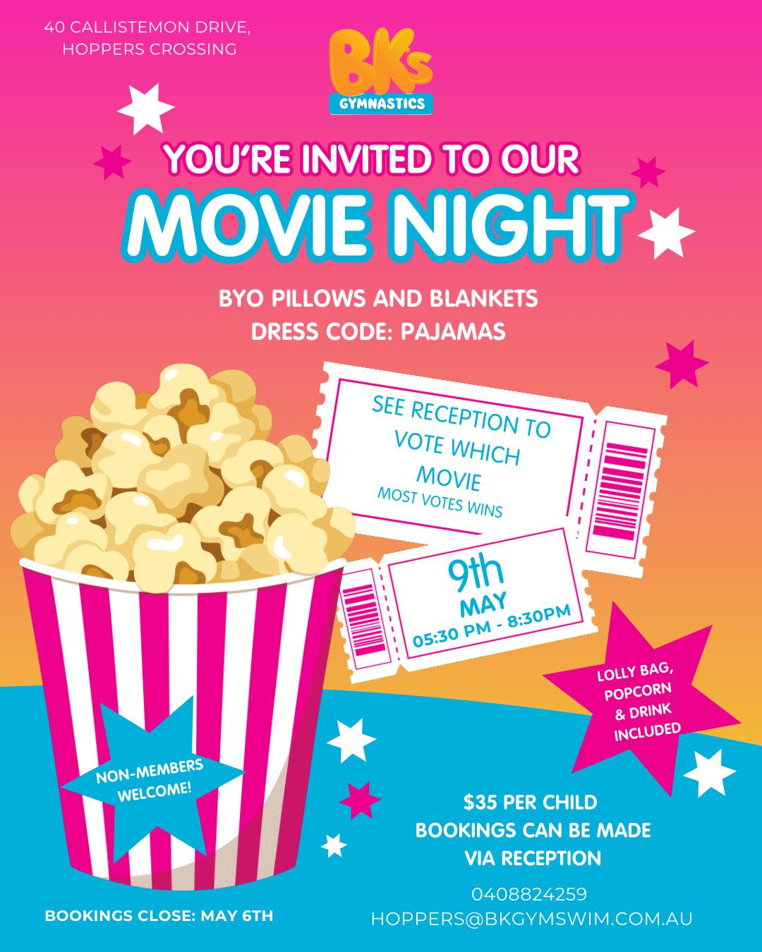 🎬✨ MOVIE NIGHT IS COMING UP ✨🎬 Grab your PJs,...