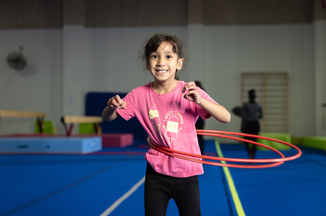 We love to see the smile that comes from gymnastics...