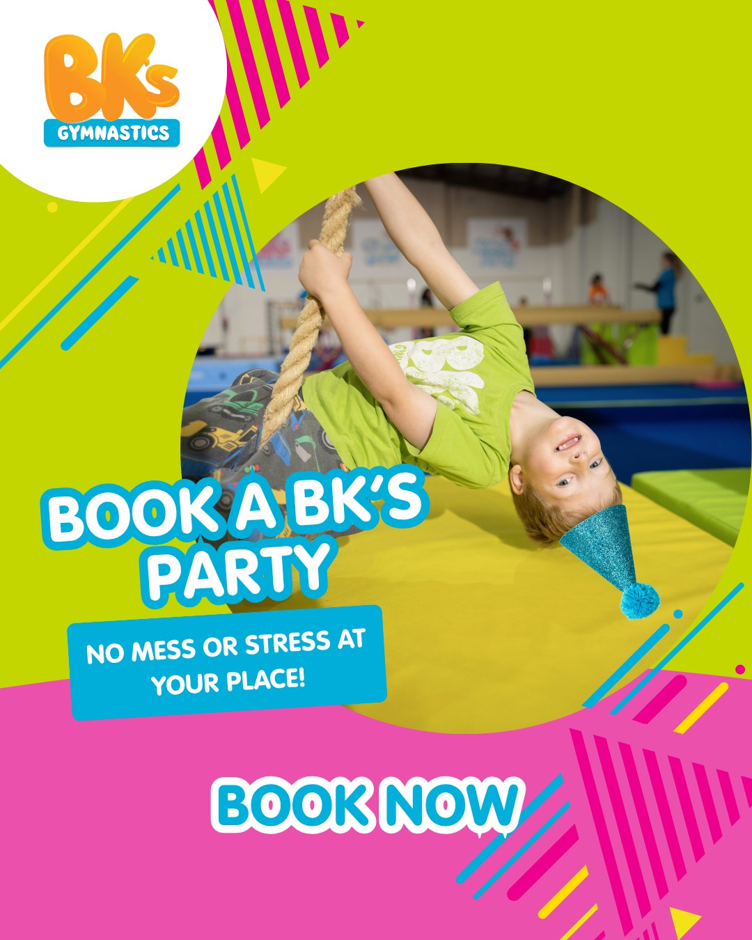 🤸Host your next birthday party at BK's Gymnastics for a...