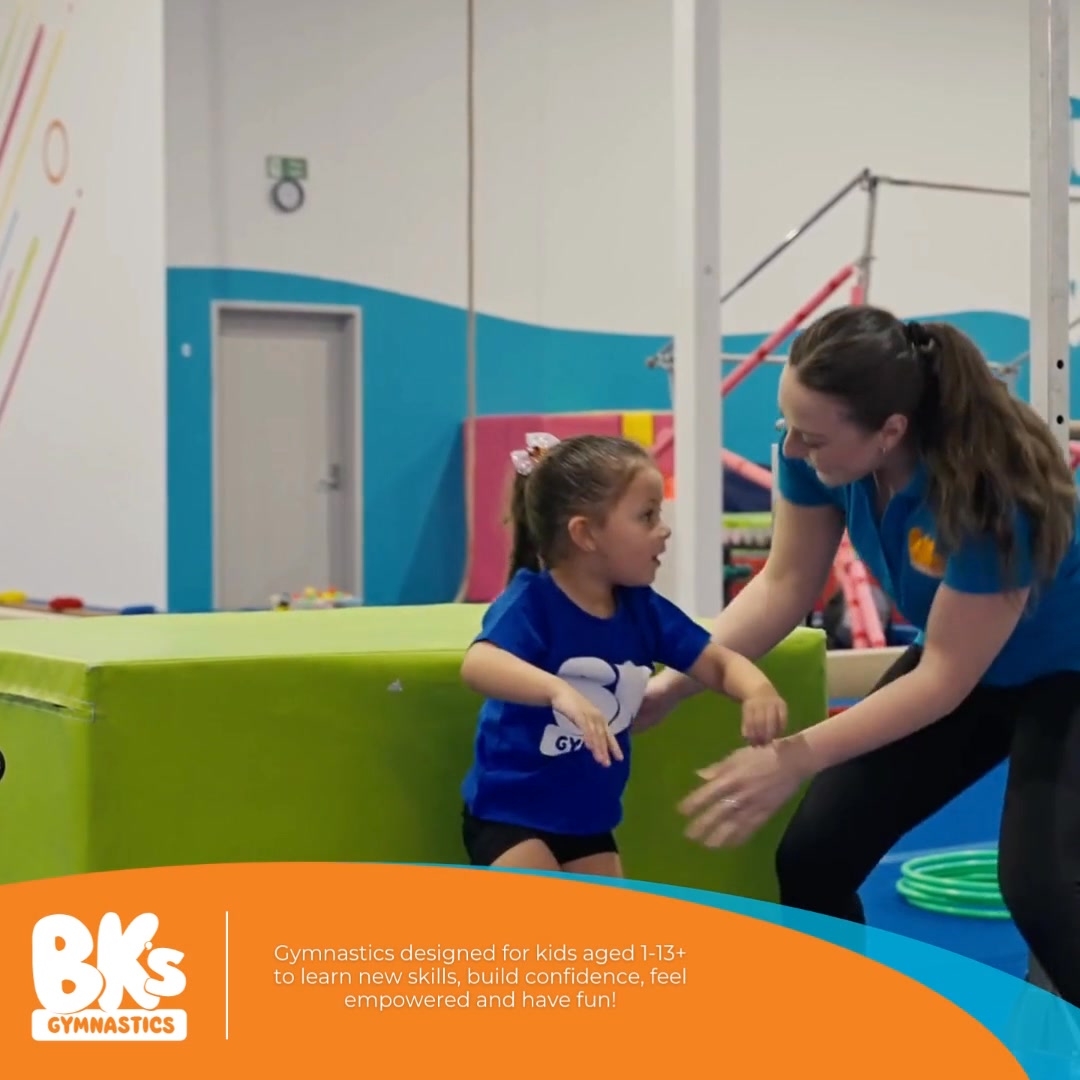 BK’s Gymnastics delivers high-quality, play-based programs designed to help kids...
