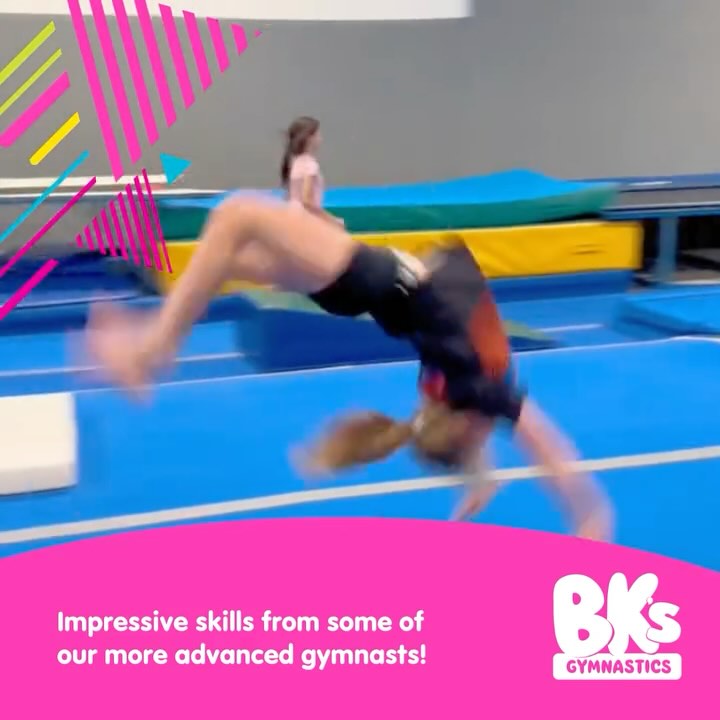 Skills alert from some of our more advanced gymnasts! Flips,...