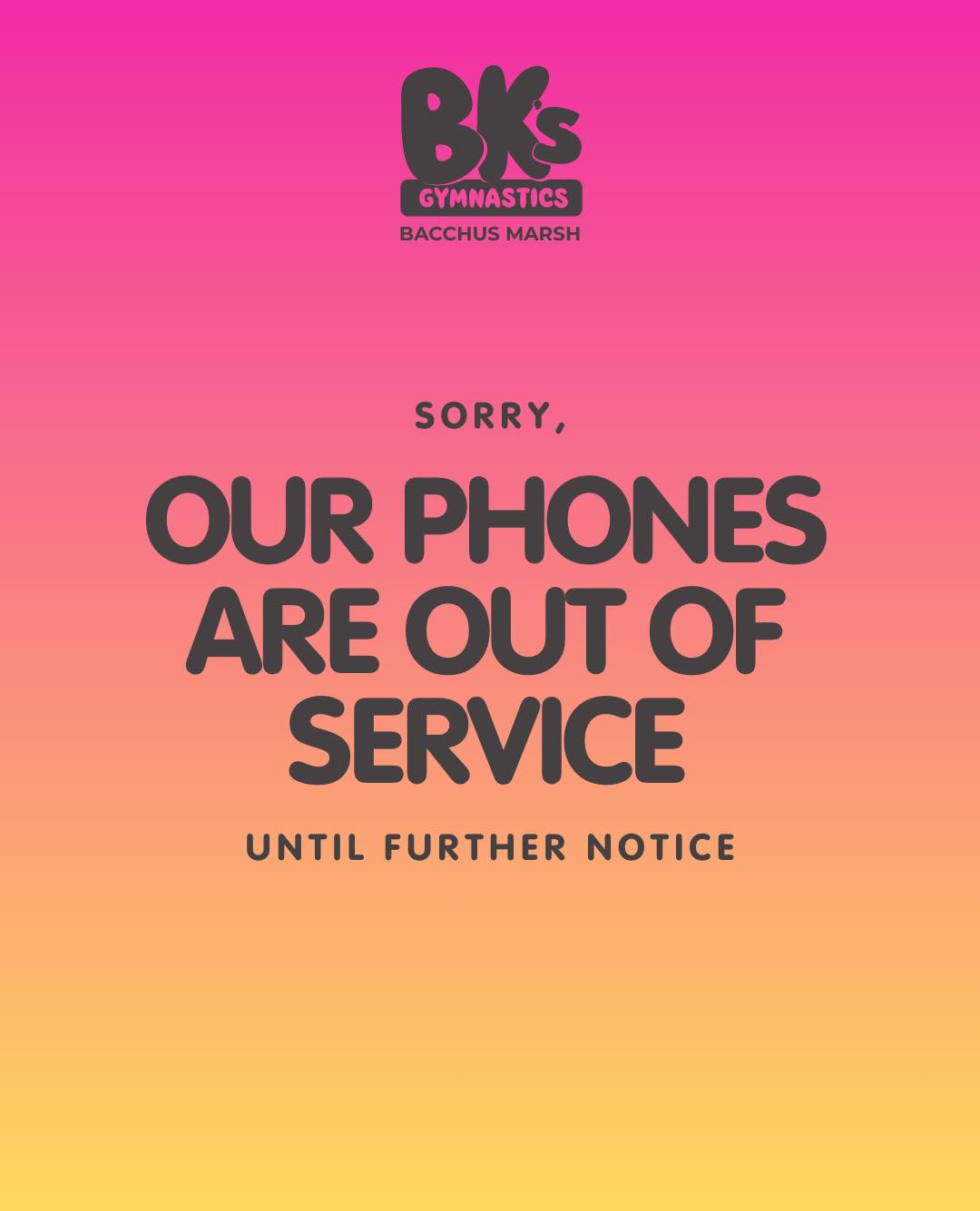 📞 Phones Out of Service 📞 Our phones are currently...