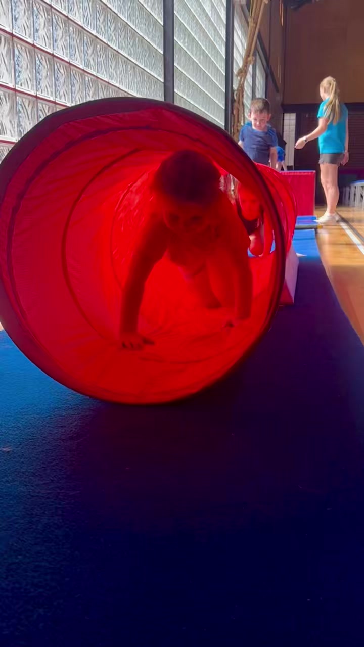 PEEK-A-BOO! 🤭 The tunnel is always a massive hit with...