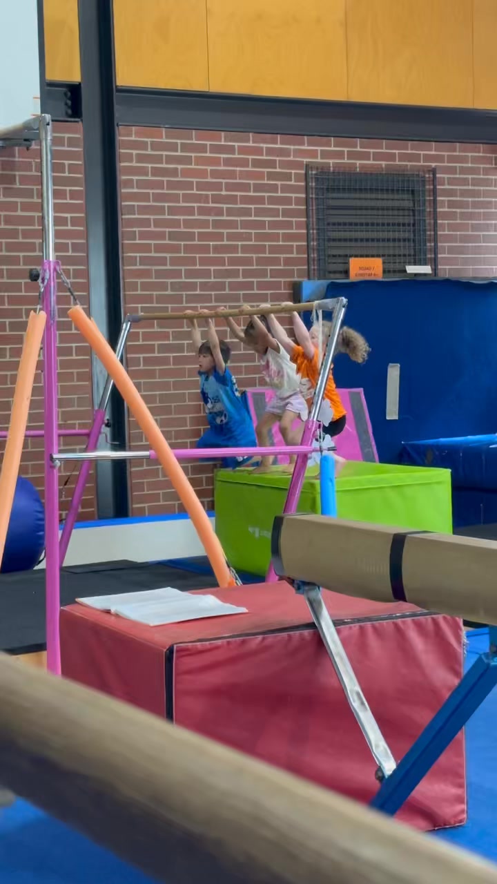 When everyone wants to be on the bars at the...