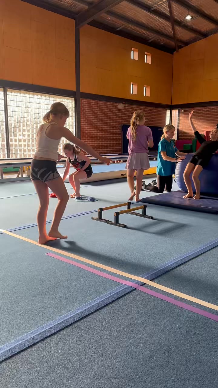 💪 Handstand drills in action! Building strength, balance, and confidence...