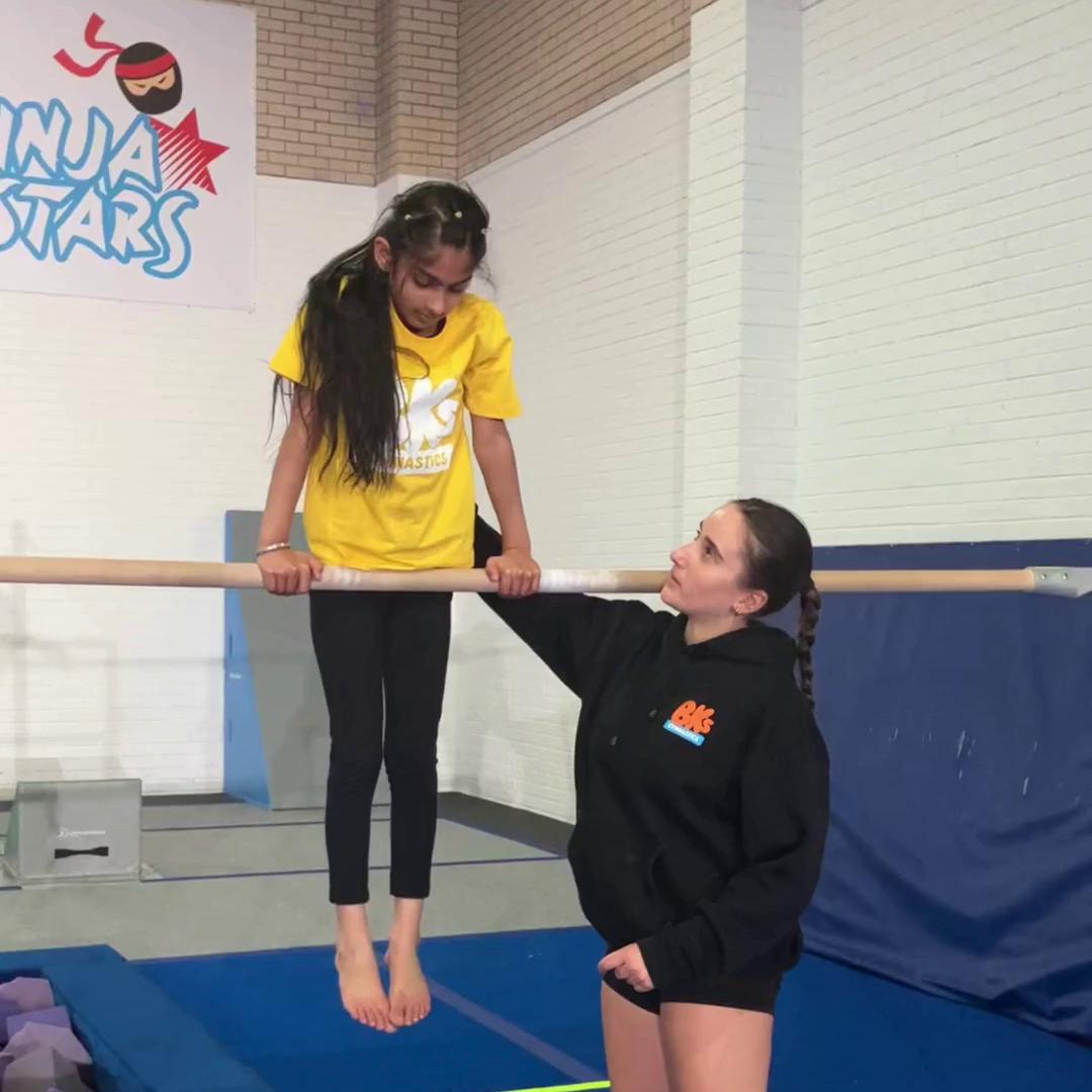 BK's kids love gymnastics because… - They are in a...