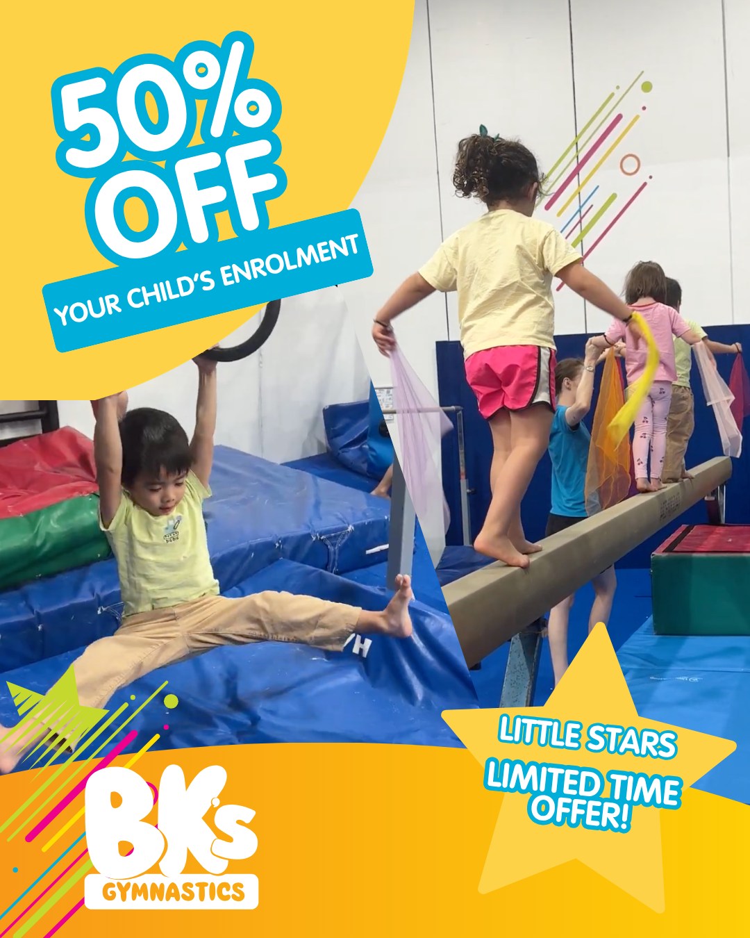 🎉 50% OFF ENROLMENT FOR ALL UNDER 5'S! 🎉 Looking...