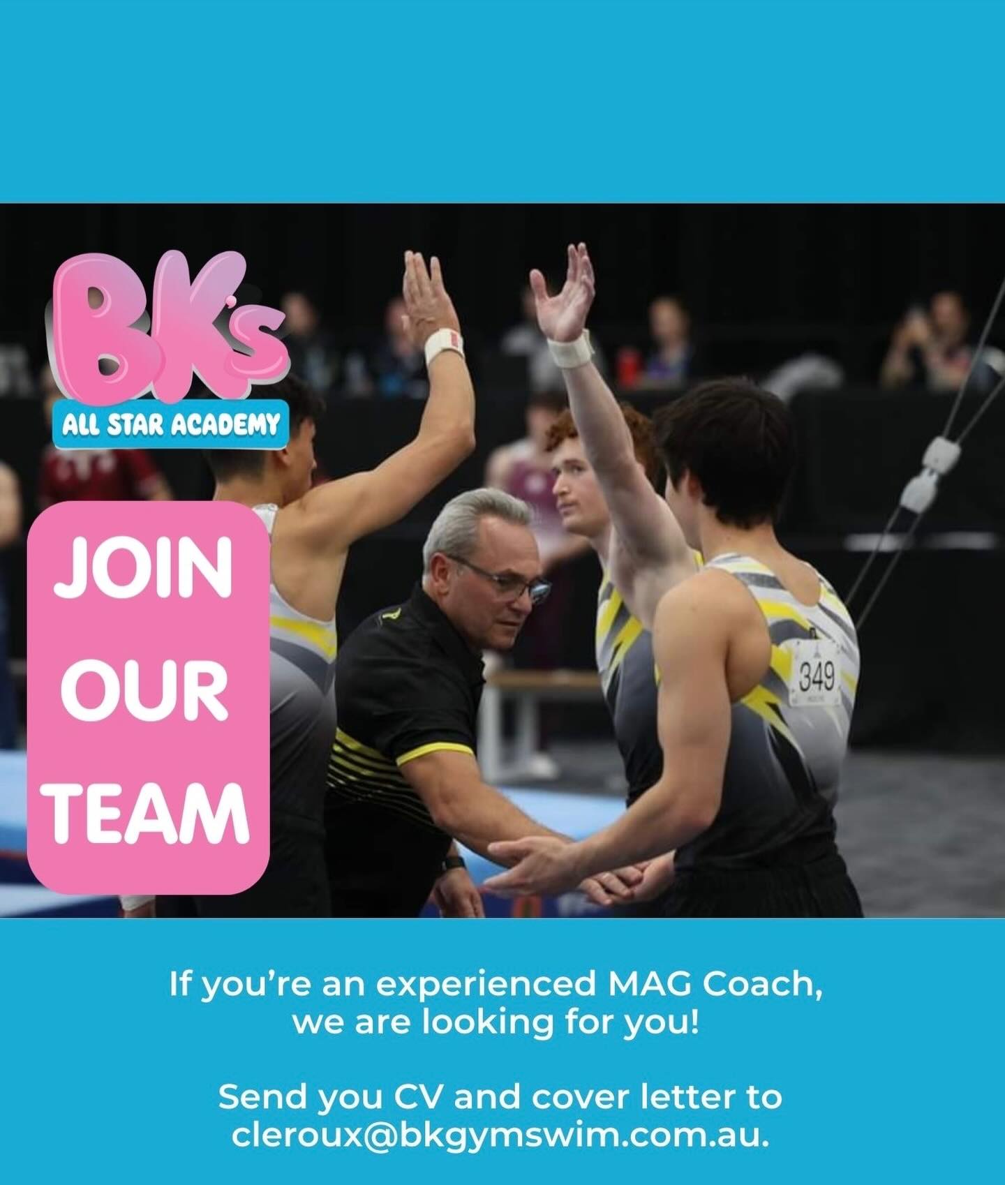 BK’s All Star Academy Perth is seeking an experienced MAG...