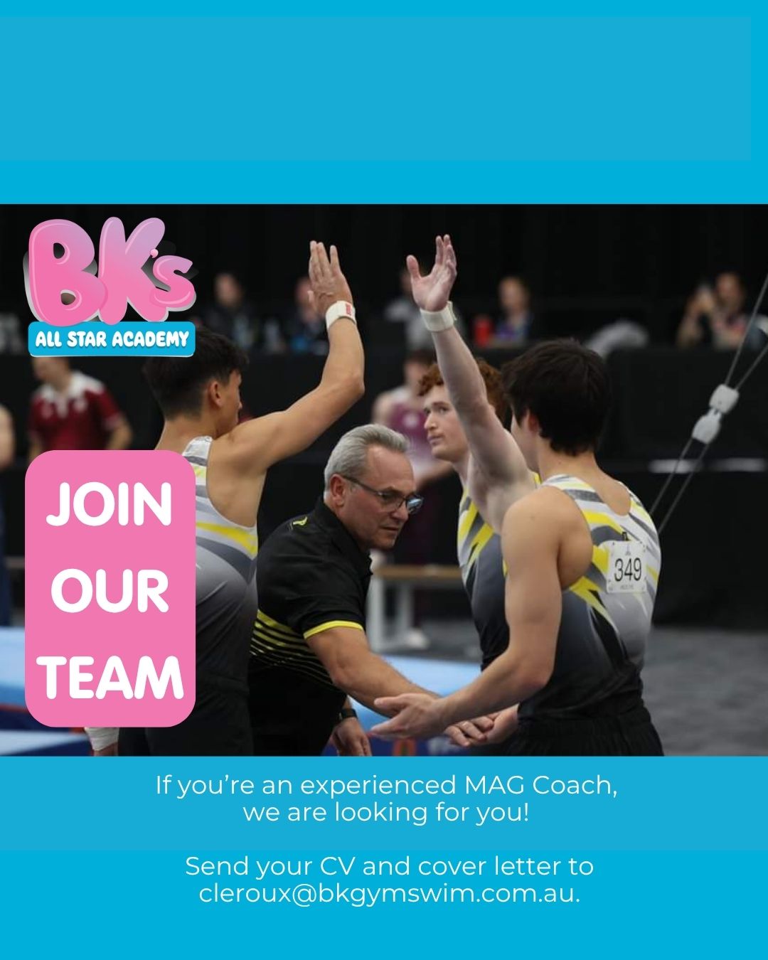 🚨BK’s All Star Academy Perth is seeking an experienced MAG...