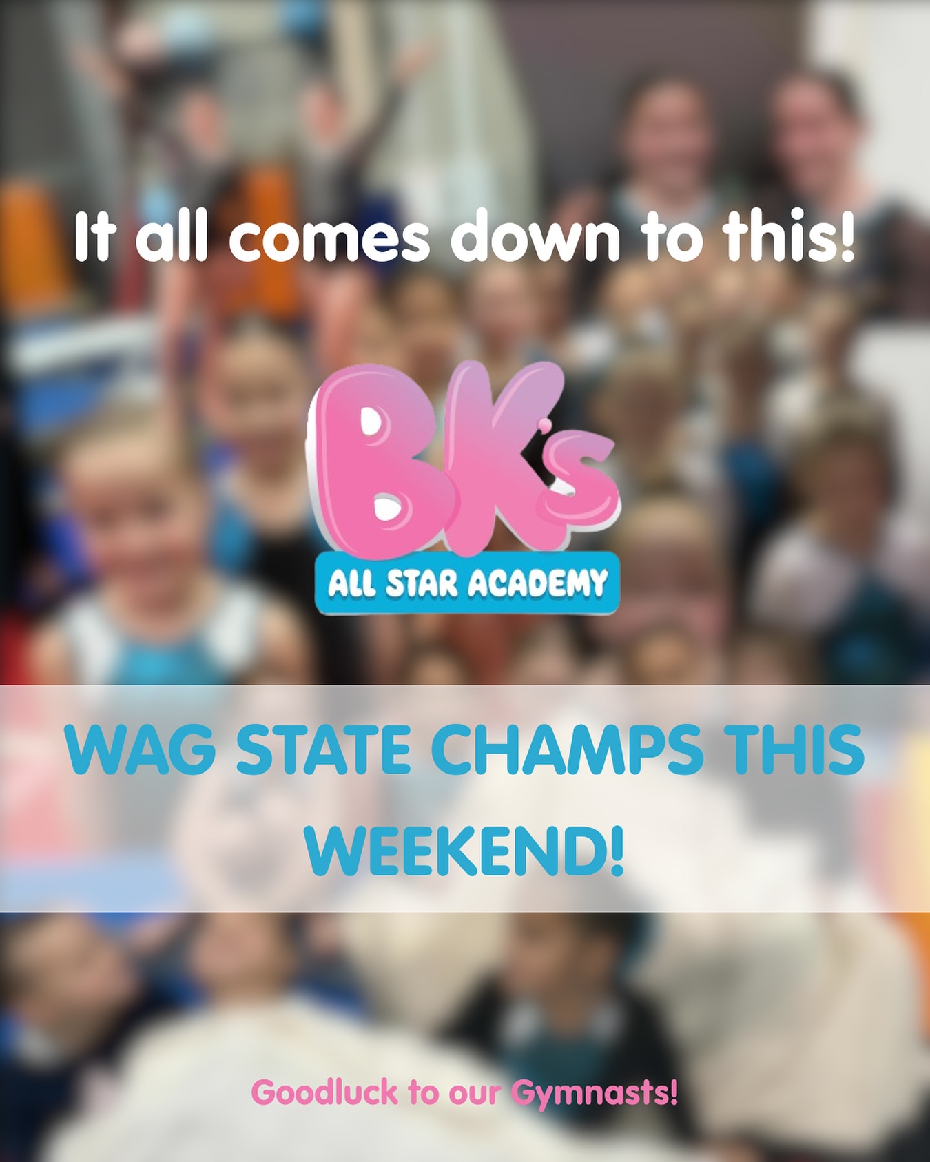 Goodluck WAG girls! We are backing you all the way...