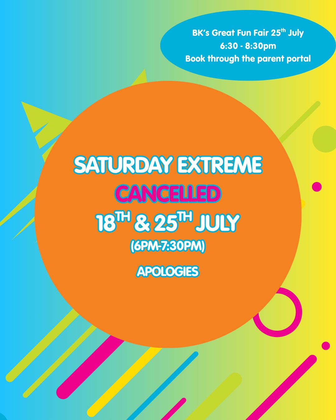 🚨EXTREME OPEN SESSION - cancelled for the next 2 weeks...
