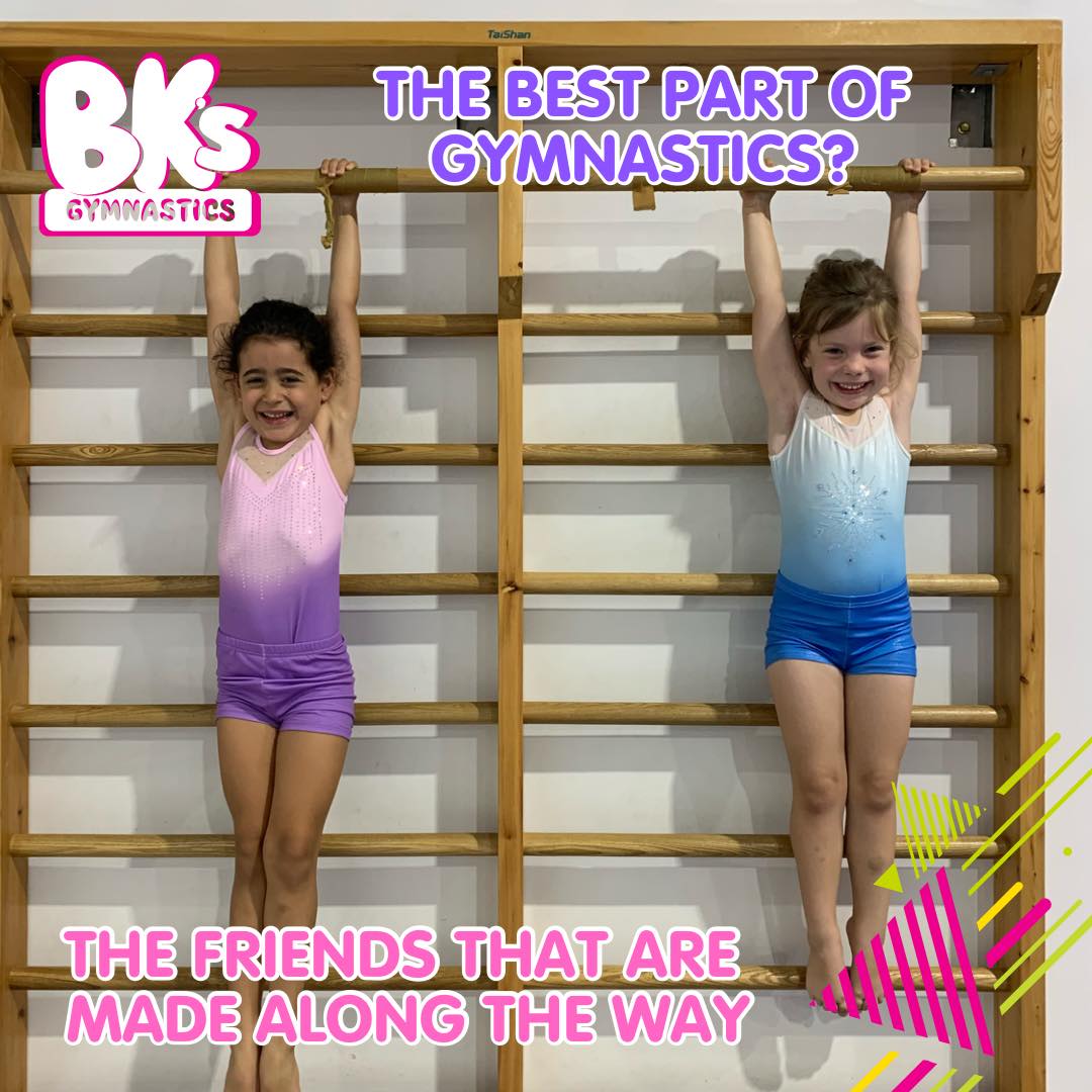 The best part of gymnastics? The friends that are made...