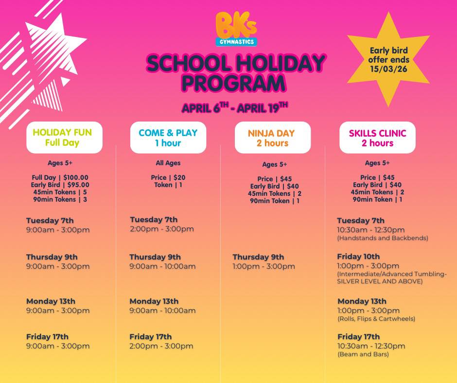 Have you booked into our holiday programs yet? Hurry filling...