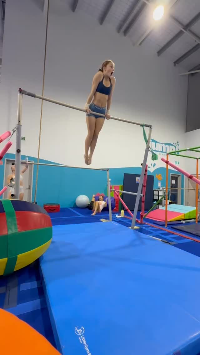 The best part of gymnastics? Having a team that cheers...
