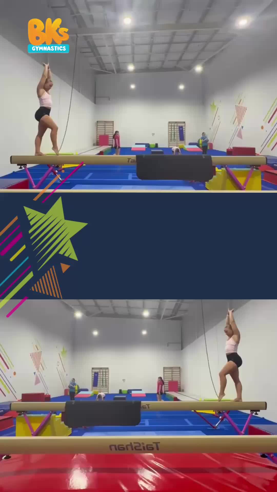 Have you always wanted to try gymnastics? Swinging on the...
