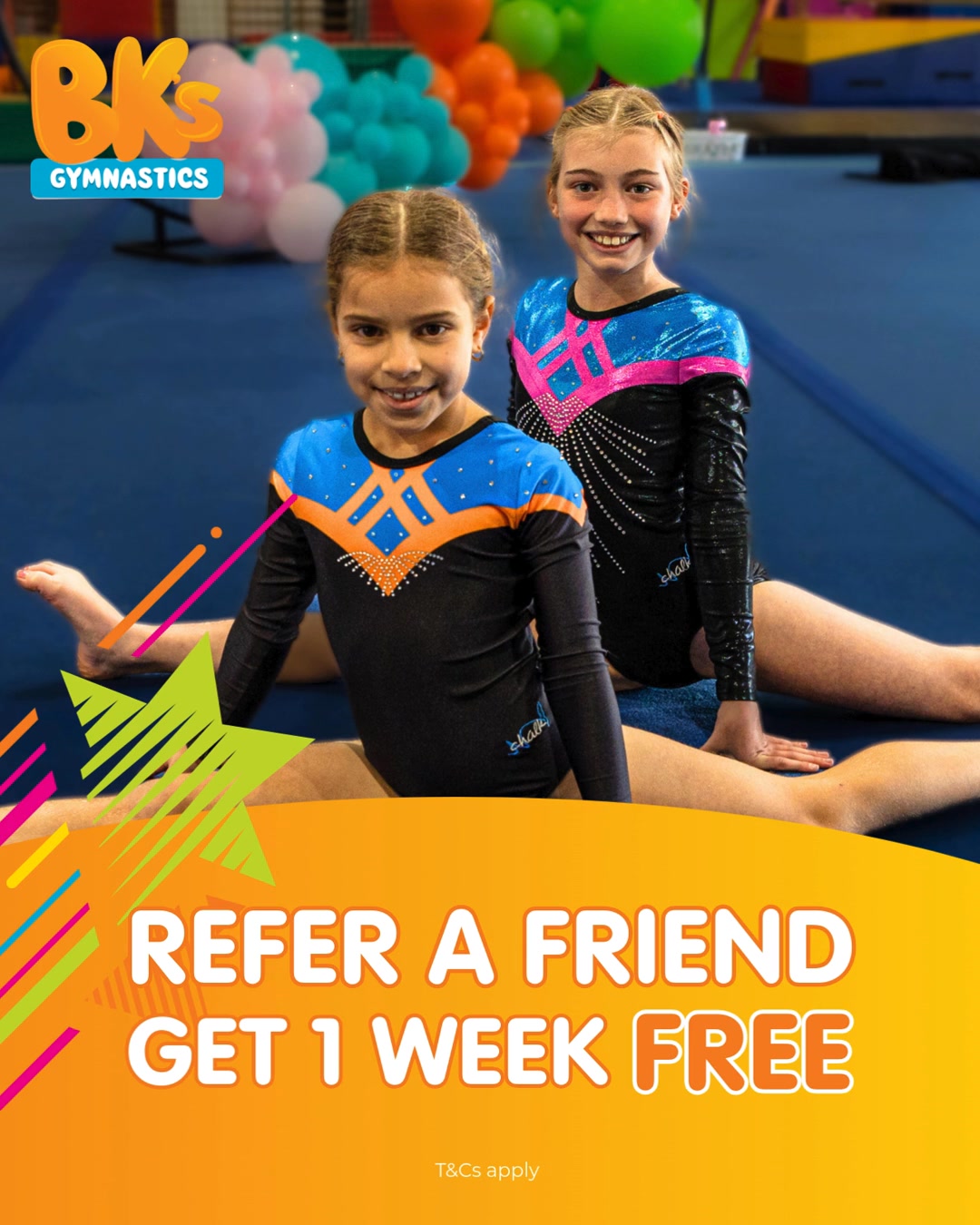 💛 Share the fun with friends at gymnastics in 2026...