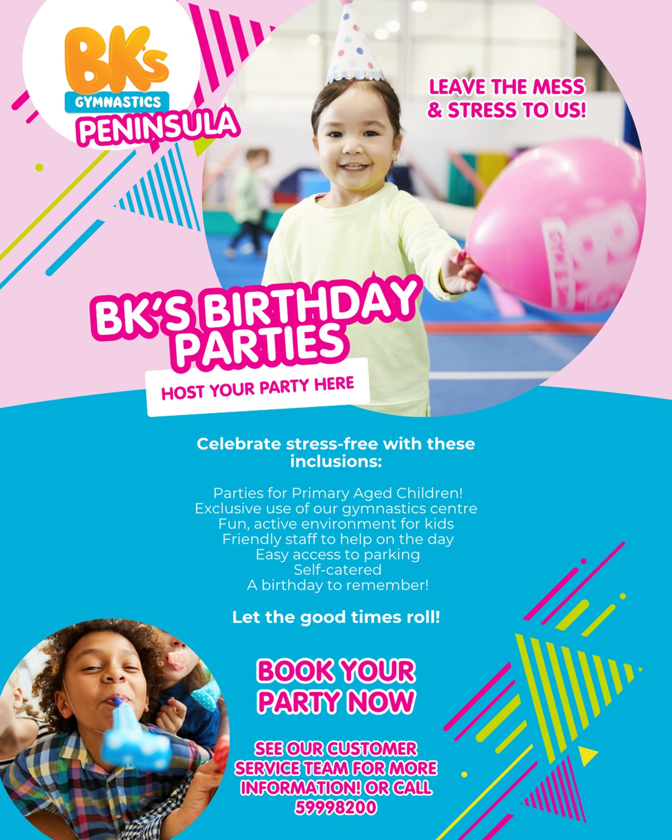 Party with us at BK’s Gymnastics Peninsula! 🥳 Did you...