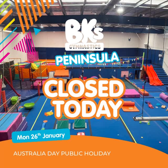 Reminder we’re closed today for the Australia Day public holiday...